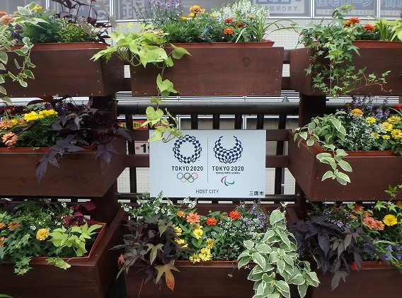 花壇が完成しました 特定非営利活動法人 花と緑のまち三鷹創造協会